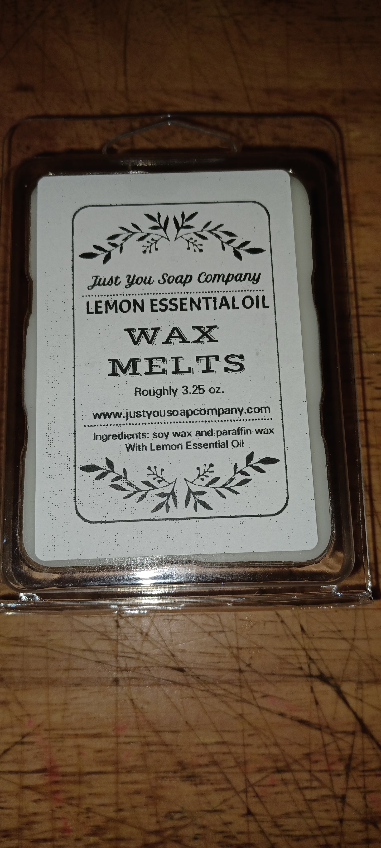 Lemon Essential Oil Wax Melt